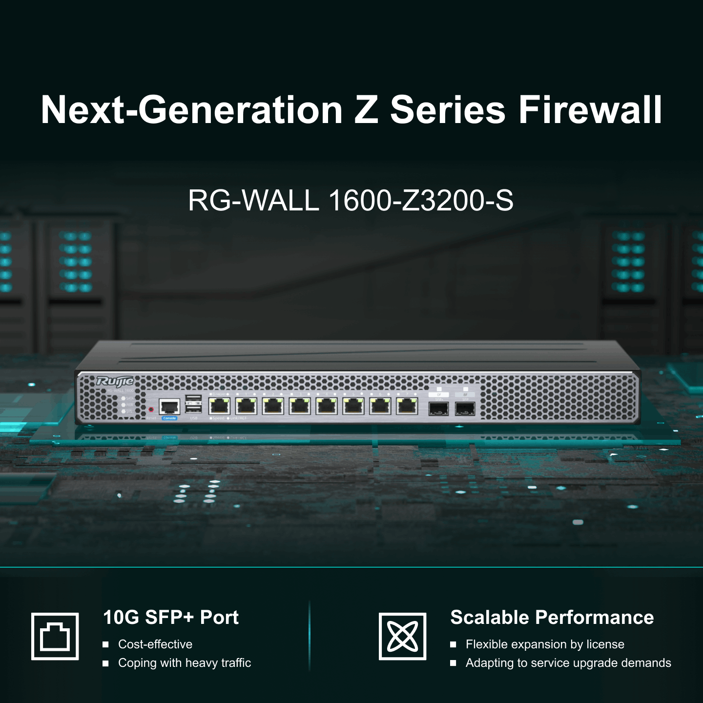 RG-WALL 1600-Z3200-S+RG-WALL1600-Z3200-S-LIS-M-1Y